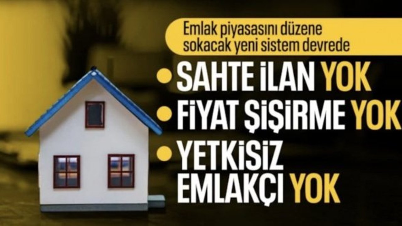 Satılık taşınmaz ilanlarında yeni dönem: Elektronik ilan doğrulama sistemi