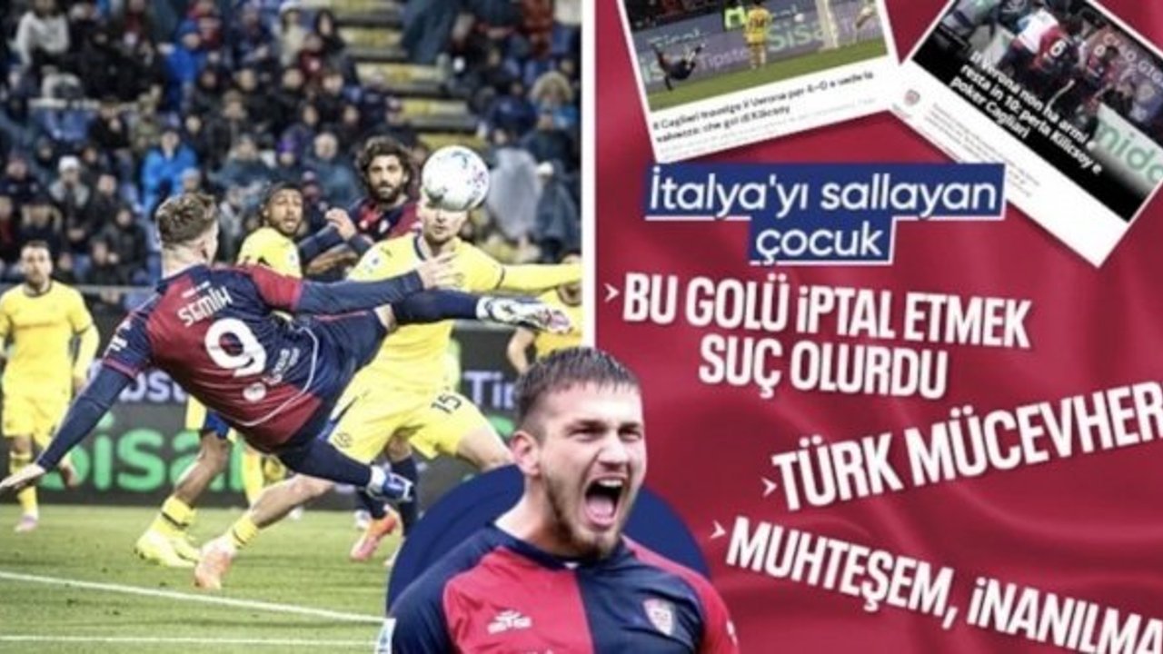 Semih Kılıçsoy İtalya'da manşetleri yaktı: Bu golü geçersiz saymak suç olurdu!