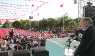 Cumhurbaşkanı Erdoğan, Diyarbakır’da 2.5 milyar liralık yüzlerce eserin açılışını yaptı