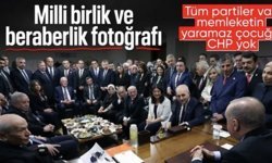 Cumhurbaşkanı Erdoğan, TBMM'de siyasi liderlerle görüştü