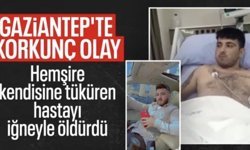 Gaziantep'te yoğun bakımda kendisine tüküren hastayı iğneyle öldürdü