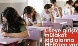MEB’den liselere giriş iddialarına net yanıt