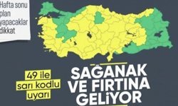 Meteoroloji’den 49 il için sarı kodlu uyarı: Sağanak ve fırtına geliyor