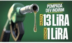 Motorin ve benzine dev indirim