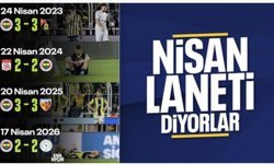 Fenerbahçe'nin nisan ayı kabusu!