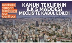 TBMM'de fahiş aidat düzenlemesi: Kanun teklifinin ilk 5 maddesi kabul edildi