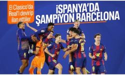 Barcelona, Real Madrid'i yenerek şampiyonluğa uzandı