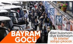 Çifte bayram tatilinde otobüs biletlerine yoğun ilgi