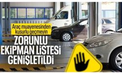 Araçlarda bulunması gereken güvenlik ekipmanlarına yenileri eklendi