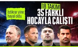 Süper Lig'de teknik direktör kıyımı devam etti: Tam 35 farklı hoca...