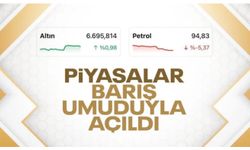 Barış umutları arttı! Altında yükseliş, petrolde düşüş yaşandı