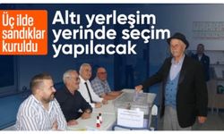 Üç ilde sandık heyecanı: Belde statüsü kazanan yerleşimlerde seçim günü