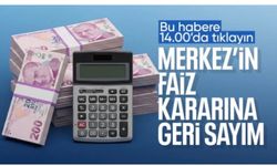 Merkez Bankası yılın dördüncü faiz kararını bugün açıklayacak