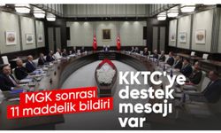 MGK toplantısı sonrası 11 maddelik açıklama