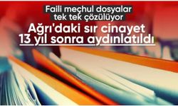 13 yıl sonra çözülen sır: Ağrı’daki kayıp dosyasından cinayet çıktı