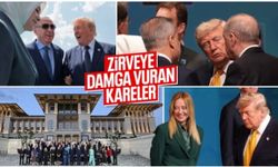 NATO Zirvesi'nden dikkat çeken anlar: Zirveye Erdoğan ve Trump damga vurdu