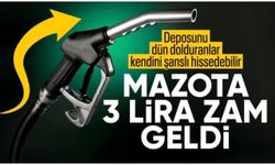 Motorine 3,10 TL zam geldi: 70 lira sınırını aştı