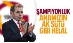 Dursun Özbek'ten şampiyonluk açıklaması: Anamızın ak sütü gibi helal
