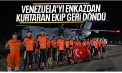 Venezuela'daki Türk arama kurtarma ekipleri yurda döndü