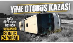 Eskişehir'de yolcu otobüsü devrildi