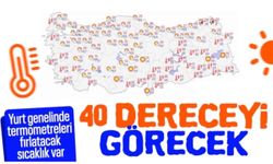Yeni haftada sıcaklıklar artıyor: Termometreler 40 dereceyi görecek