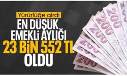 SON DAKİKA! En düşük emekli aylığı 23 bin 552 lira oldu