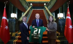 Cumhurbaşkanı Erdoğan, Süper Lig'e çıkan takımların heyetlerini kabul etti