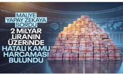 Maliye, yapay zekayla 2 milyar liranın üzerinde hatalı kamu harcaması saptadı