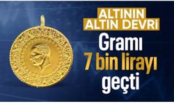 Altında ralli sürüyor: Gram fiyatı 7 bin lirayı geçti