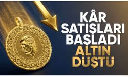 Altında yükselişin ardından kâr satışları başladı