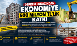 Deprem Enkazından Ekonomiye 500 Milyon TL’lik Katkı