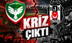 Amedspor Beşiktaş maçı öncesi kriz çıktı!