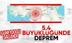 Şanlıurfa'da 5.4 büyüklüğünde bir deprem meydana geldi: Çevre illerde de hissedildi