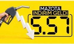 Motorine 5 lira 57 kuruş indirim