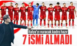 Türkiye-İtalya maçı öncesi A Milli Takım kadrosu belli oldu