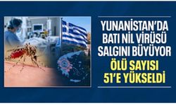 Yunanistan'da bu yıl Batı Nil virüsünden ölenlerin sayısı 51'e yükseldi