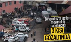 Zonguldak'ta maden ocağındaki patlamaya ilişkin 3 gözaltı