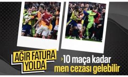 Derbi sonrası kavga eden futbolculara ceza kapıda: 10 maça kadar men...