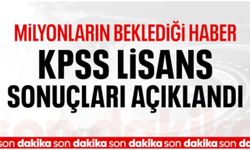 2026-KPSS Lisans sonuçları açıklandı