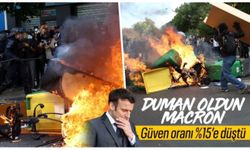Fransa'da Macron'a güven düştü: Onay oranı yüzde 15'e kadar indi