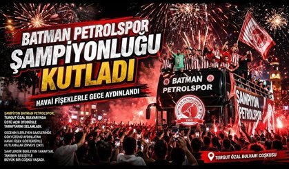 Batman Sokaklarında Şampiyonluk Coşkusu