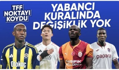 TFF, yabancı sınırı için son kararını verdi