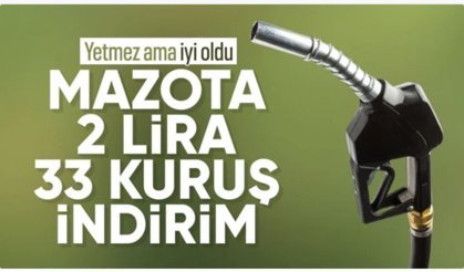 Motorine indirim geliyor: Pompaya yansıyacak