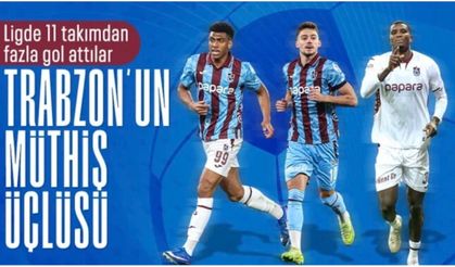 Trabzonspor'un gollerine Onuachu, Augusto ve Muçi etkisi