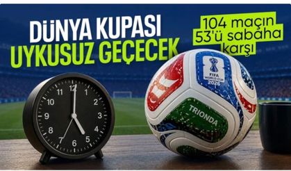 2026 FIFA Dünya Kupası maçları uykusuz bırakacak