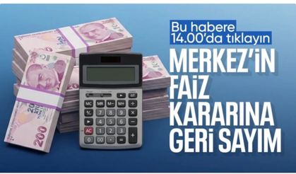 Merkez Bankası yılın dördüncü faiz kararını bugün açıklayacak