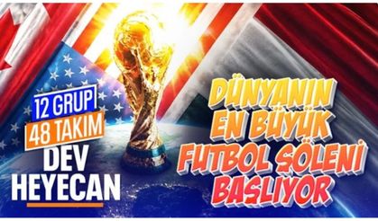 2026 FIFA Dünya Kupası heyecanı başlıyor