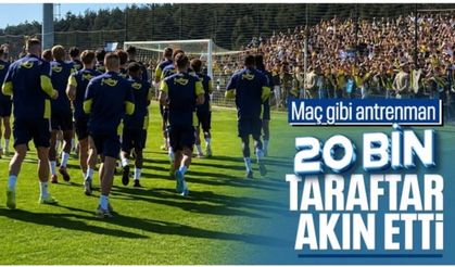 Fenerbahçe’yi binlerce taraftar yalnız bırakmadı