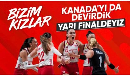 A Milli Kadın Voleybol Takımı, Milletler Ligi'nde yarı finale yükseldi