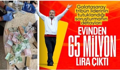 UltrAslan liderinin evinde yapılan aramada 65 milyon lira değerinde altın, döviz ve ziynet eşyası bulundu